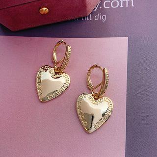 Alloy Heart Dangle Earring 1 Pair - China - One Size