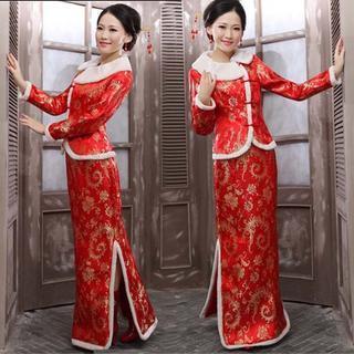 2 Pieces Wedding Cheongsam