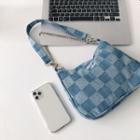 Checkerboard Denim Shoulder Bag / Crossbody Bag