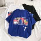 Graphic Print Short-sleeve T-shirt