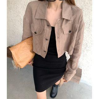 Cropped Blazer / Mini Sheath Tank Dress