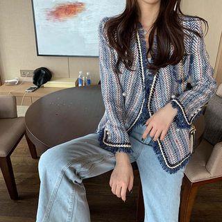 Striped Tweed Jacket