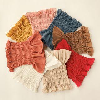 Frill-trim Tube Top