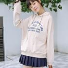 Letter Hoodie Khaki - One Size