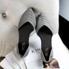 Pvc Pointed Toe Flat
