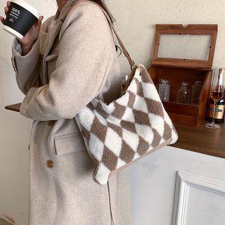 Argyle Fleece Crossbody Bag