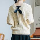 Ribbon-back Sweater