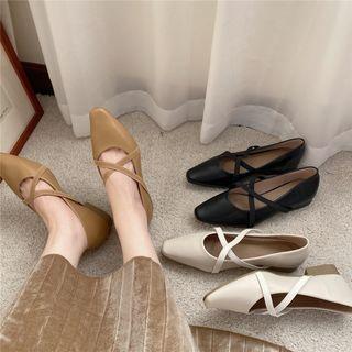 Cross Mary Jane Shoes