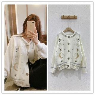 Galaxy Embroidered Cardigan