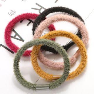 Set Of 5: Fluffy Hair Tie 3031# - 5 Pcs - One Size