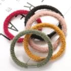 Set Of 5: Fluffy Hair Tie 3031# - 5 Pcs - One Size