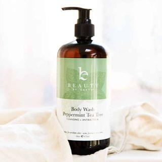 Beauty By Earth - Antibacterial Body Wash Peppermint Tea Tree 473ml/16oz