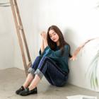 Two-tone Tapered Jeans