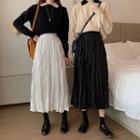 Plain A-line Midi Skirt (various Designs)