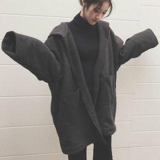 Hooded Zipped Coat