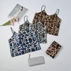 Animal Printed Sequined Camisole