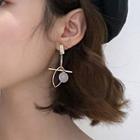 Acrylic Bead Geometric Dangle Earring