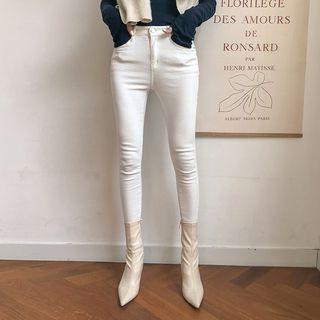Fleece-lined Stretchy Skinny Pants