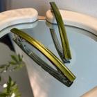 Bar Alloy Hair Clip 1 Pc - Green - One Size