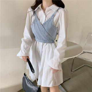 Shirtdress / Denim Camisole Top