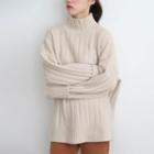 High-neck Oversized Sweater