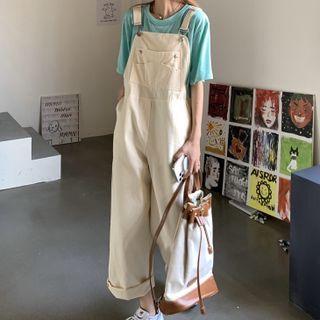 Set : Short-sleeve Top + Overalls