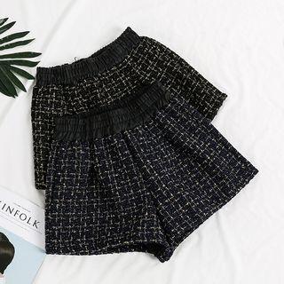 Glitter Wool Shorts