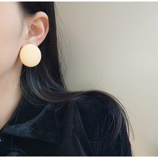 Plain Matte Alloy Earring