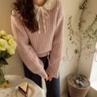 Alpaca Blend Rib-knit Sweater
