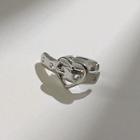 Heart Belt Alloy Cuff Earring Single - B-588 - Silver - One Size