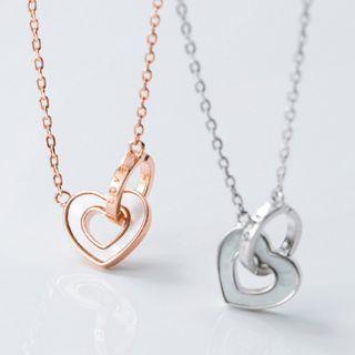 Heart Lettering Necklace