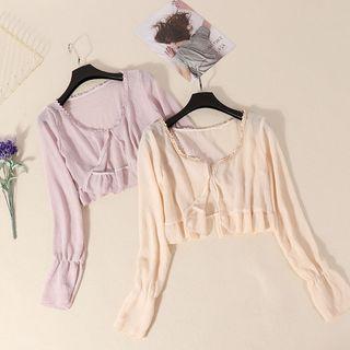 Long-sleeve Bolero