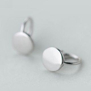 925 Sterling Silver Disc Ear Cuffs