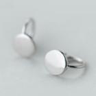 925 Sterling Silver Disc Ear Cuffs