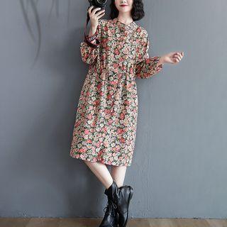 Flower Print Long Jacket