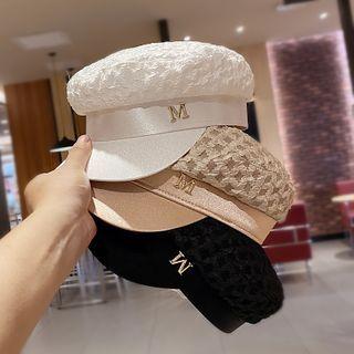Letter M Newsboy Cap