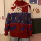 Christmas Jacquard Scarf / Sweater