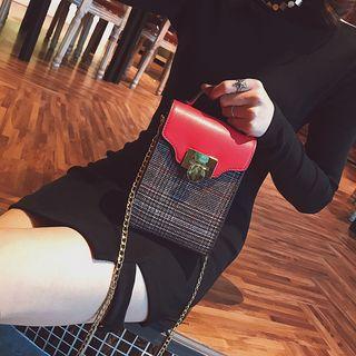 Check Panel Mini Satchel