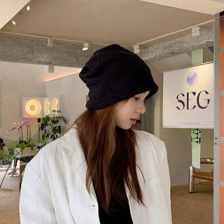 Knitted Hood Head Scarf Cap