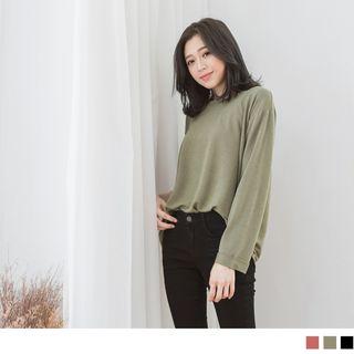 Slit-back Loose-fit Top