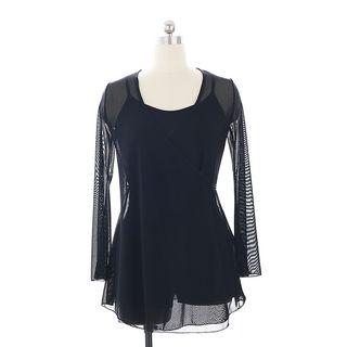 Long-sleeve Mesh Dance Dress