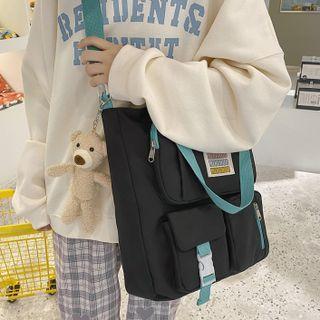 Nylon Crossbody Tote Bag / Bag Charm / Set
