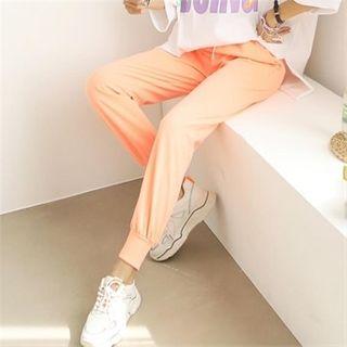 Neon Cotton Jogger Pants