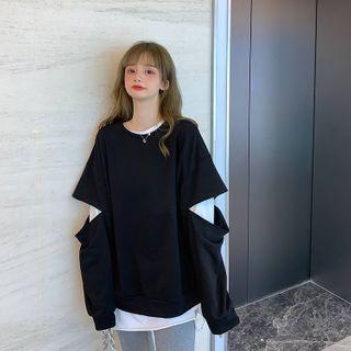 Cutout Sweatshirt / Ripped T-shirt / Leggings