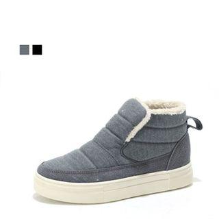 Faux-fur Lined Padded Sneakers