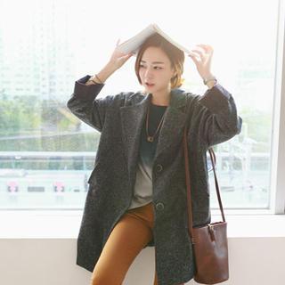Single-breasted M Lange Coat