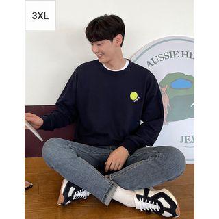 Tennis Embroidered Boxy Sweatshirt