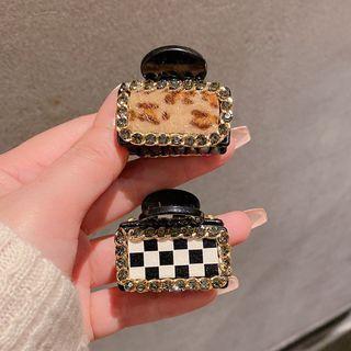 Chenille / Leopard Print Hair Clamp
