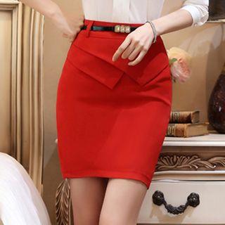 Layered Sheath Skirt