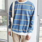 Stripe Boxy-fit Sweatshirt